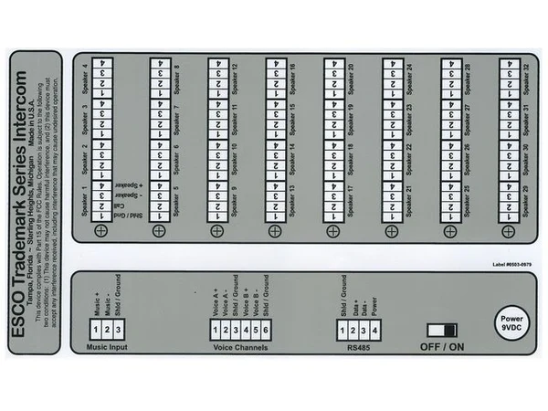 DIB-4008 20-Speaker Digital Interface Box for Trademark Gen II Intercoms