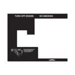 T50044-03 Gilbarco Monochrome Door Overlay