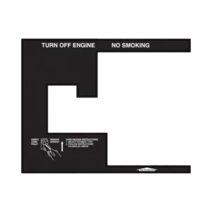 T50044-03 Gilbarco Monochrome Door Overlay