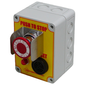Maintained Emergency Stop Switch with AC Alarm and Lamp (1-NO and 1-NC)