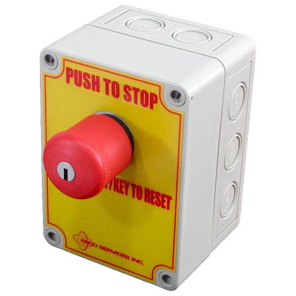 Keylock Emergency Stop Switch (2-NO and 2-NC)