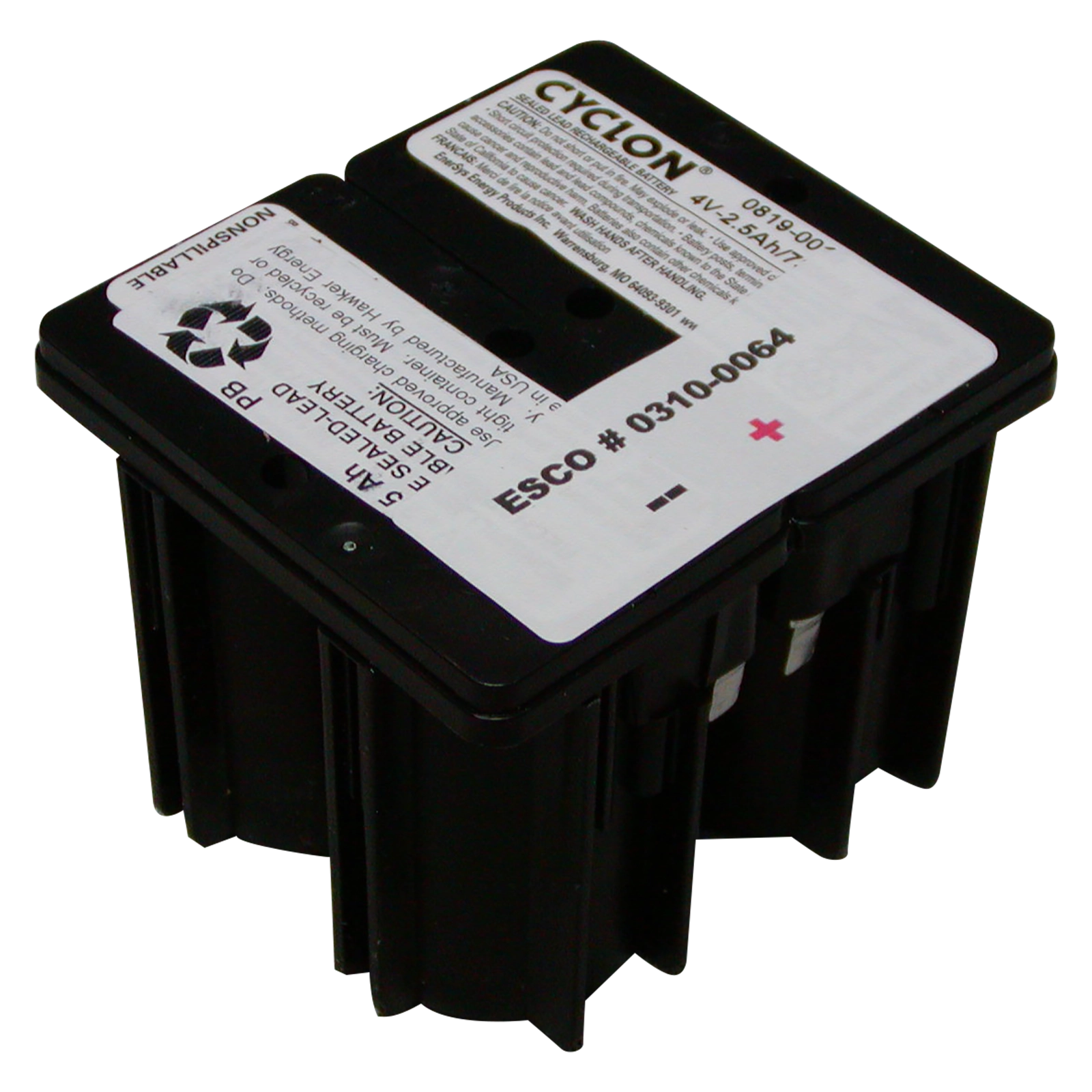 Battery Pack (8 VDC) for Premier B, Premier C