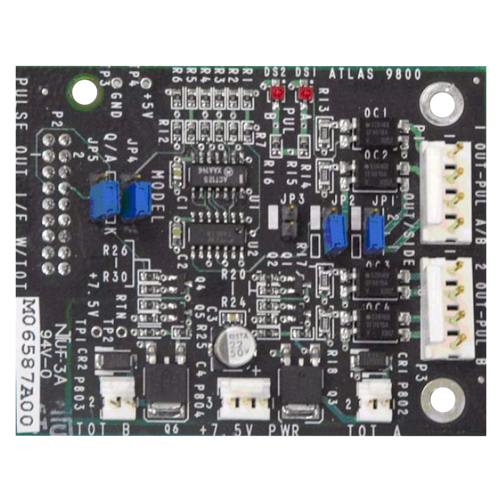 Pulse Output Interface Board with Totalizer for Atlas 9800 - Advance Exchange Required