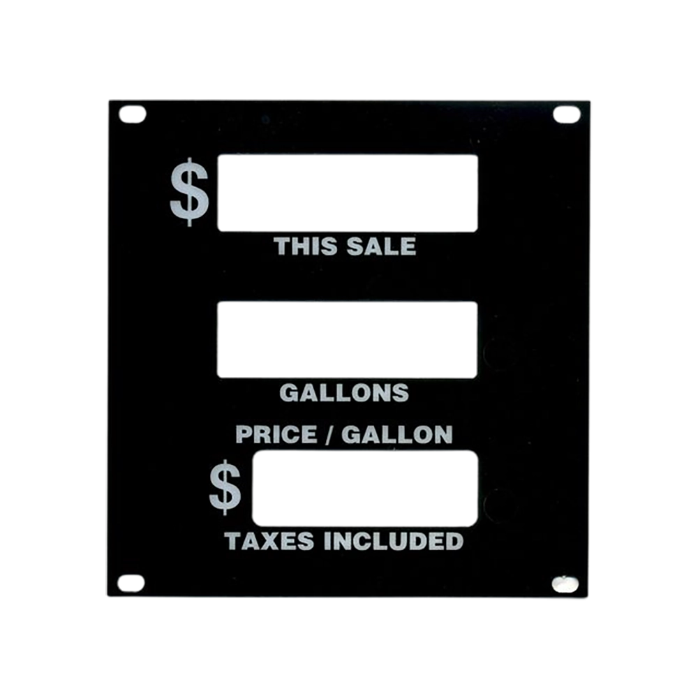 K89762-01 Money Volume Dispenser Lens for Highline Fuel Dispenser