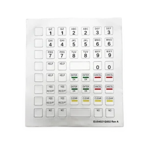 Overlay, EPP Keypad Button Labels Standard